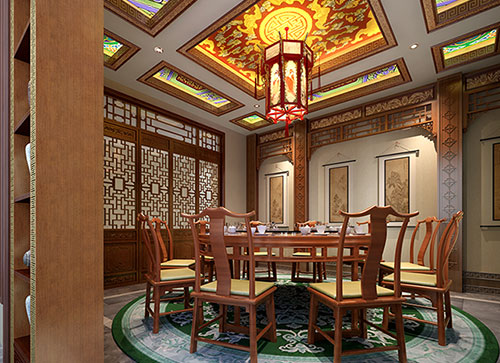 浦东中式古典风格家居装修设计效果图