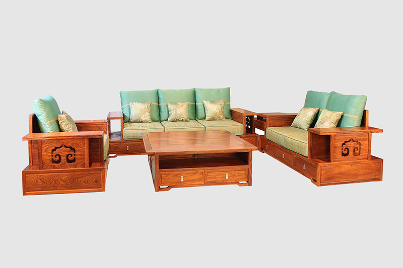 浦东中式实木沙发简直太美了
