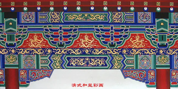 浦东中国建筑彩画装饰图案